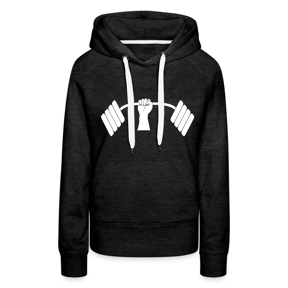 Weights Women’s Premium Hoodie - charcoal grey