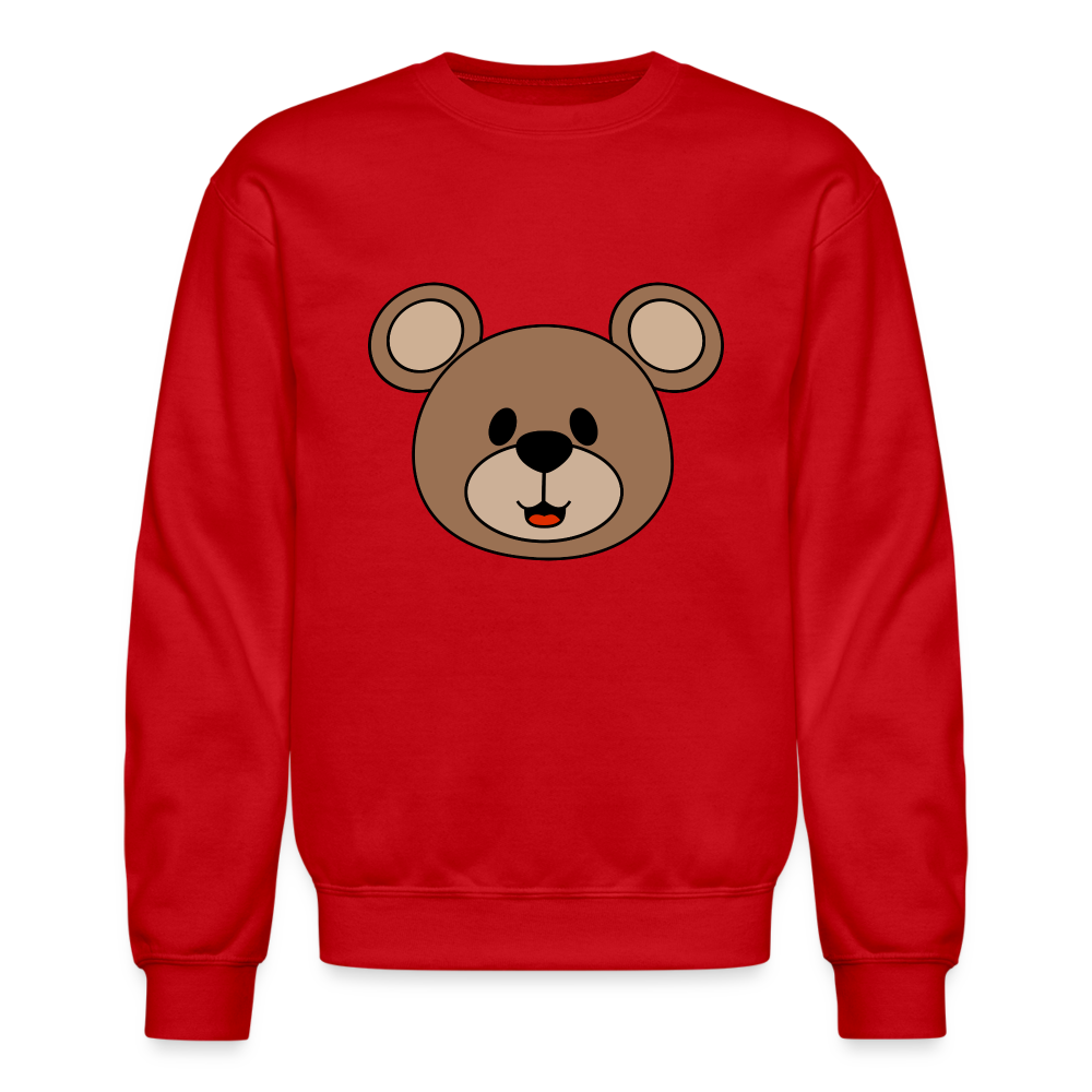 Bear Crewneck Sweatshirt - red