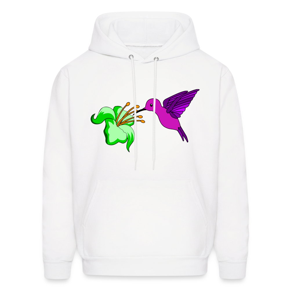 Hummingbird Men's Hoodie - white