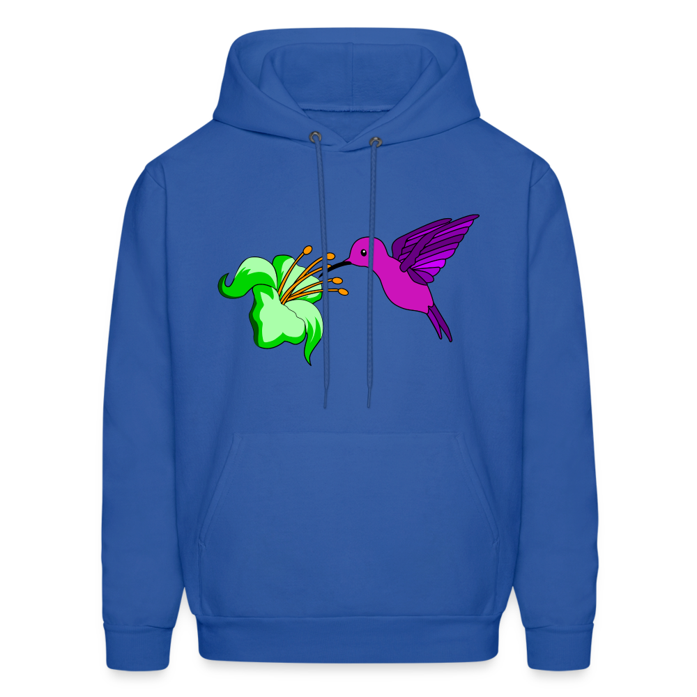 Hummingbird Men's Hoodie - royal blue
