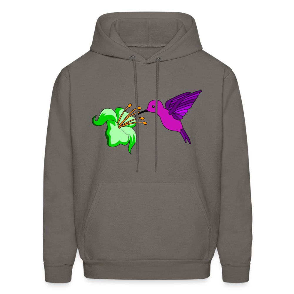Hummingbird Men's Hoodie - asphalt gray