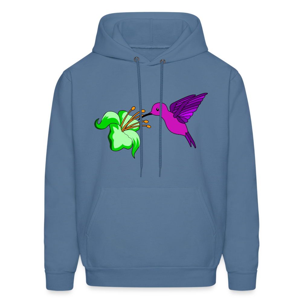 Hummingbird Men's Hoodie - denim blue