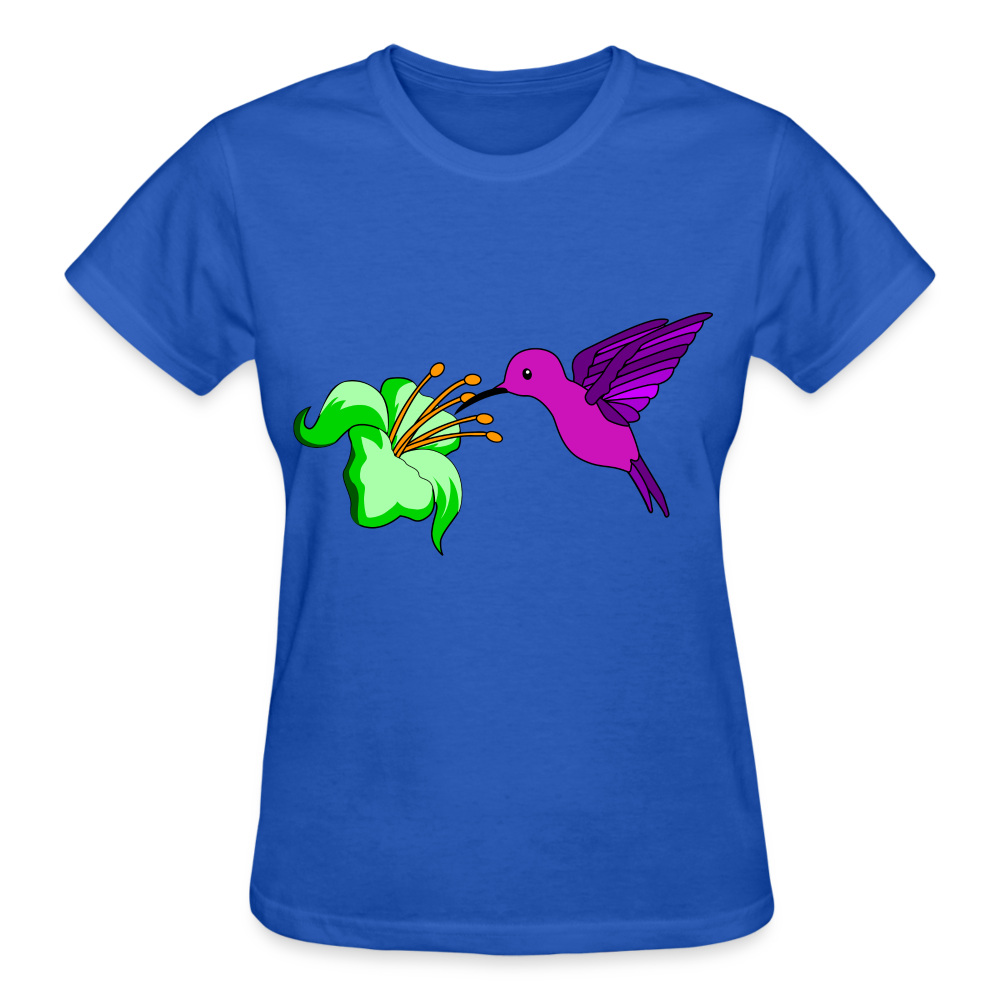 Hummingbird Ladies T-Shirt - royal blue