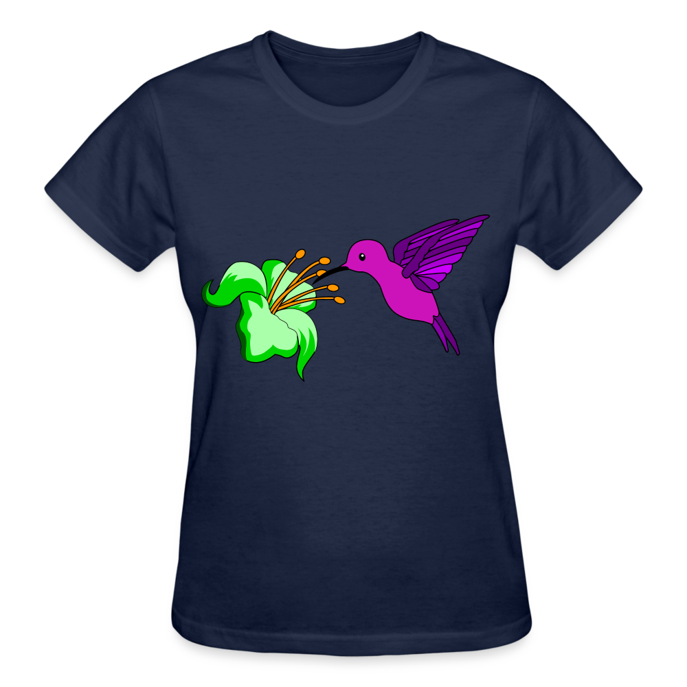 Hummingbird Ladies T-Shirt - navy