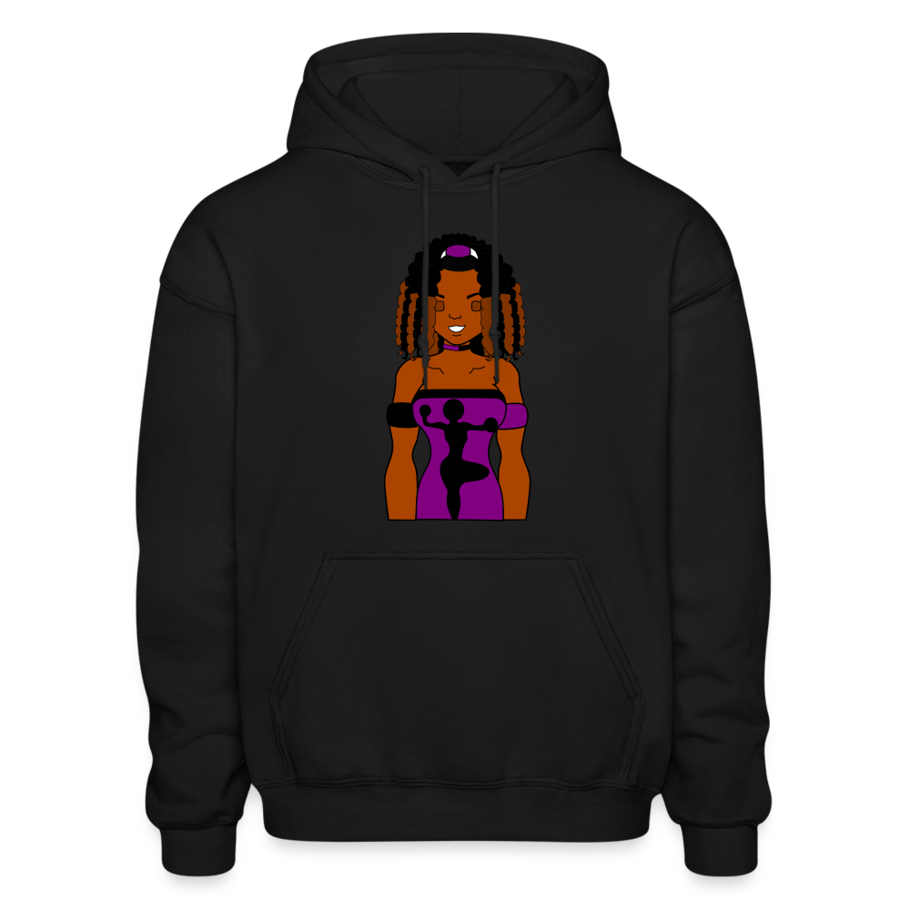 JPoem Heavy Blend Adult Hoodie - black