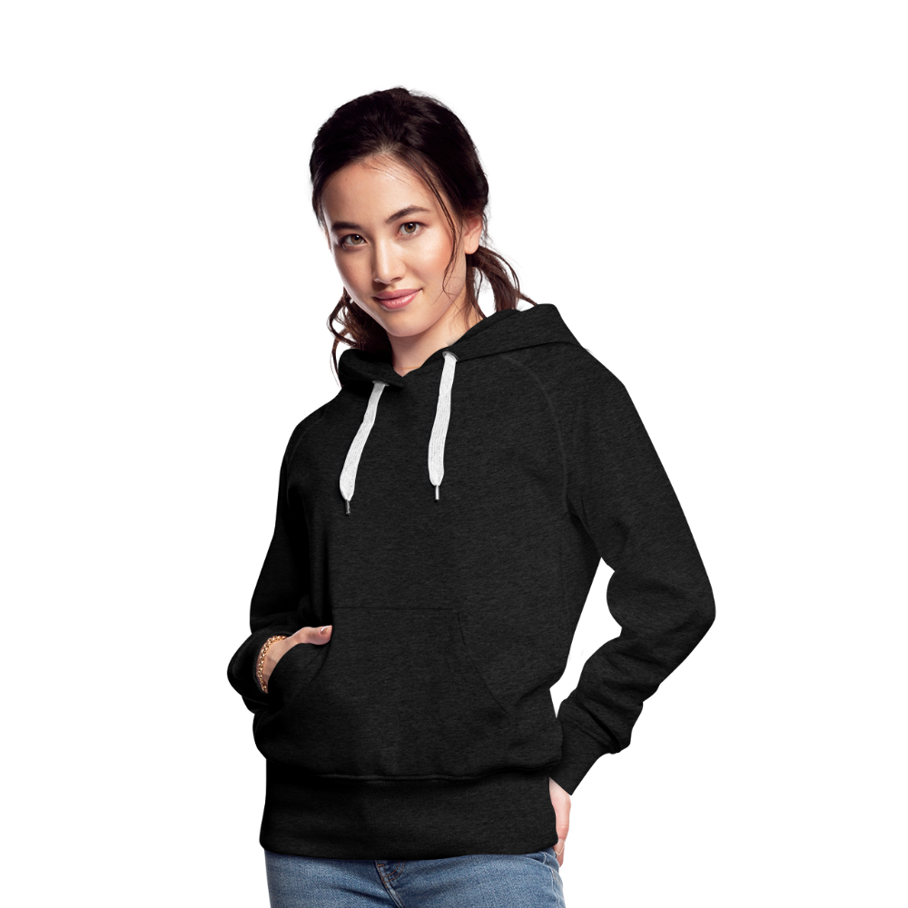 Women’s Customizable Premium Hoodie - charcoal grey