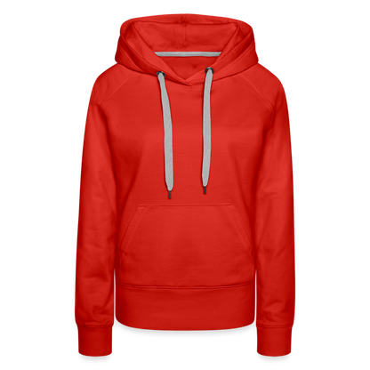 Women’s Customizable Premium Hoodie - red