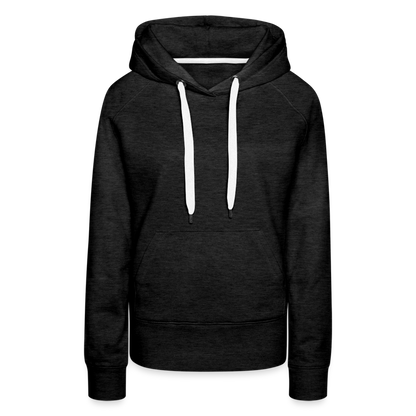 Women’s Customizable Premium Hoodie - charcoal grey