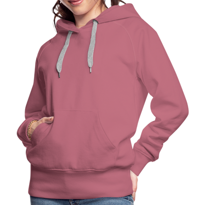 Women’s Customizable Premium Hoodie - mauve