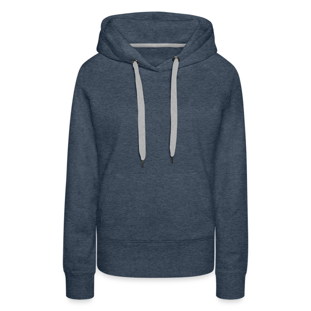 Women’s Customizable Premium Hoodie - heather denim