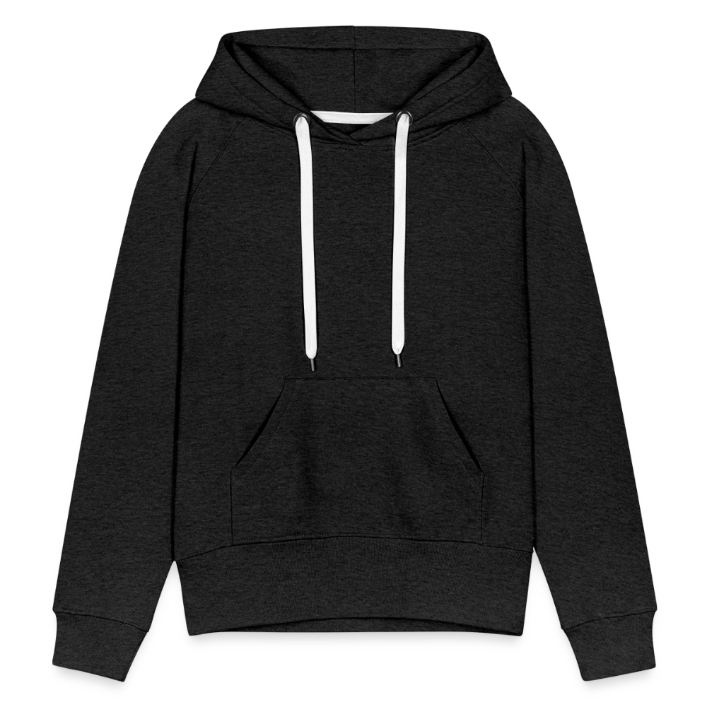 Women’s Customizable Premium Hoodie - charcoal grey