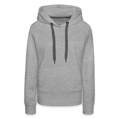 Women’s Customizable Premium Hoodie - heather grey