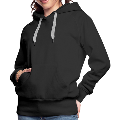 Women’s Customizable Premium Hoodie - black