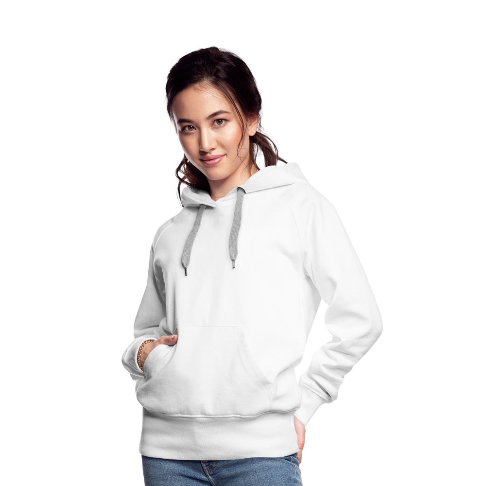 Women’s Customizable Premium Hoodie - white