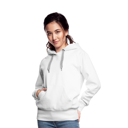 Women’s Customizable Premium Hoodie - white