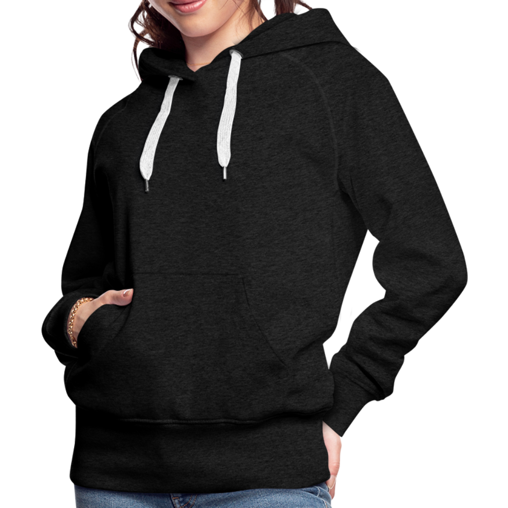 Women’s Customizable Premium Hoodie - charcoal grey