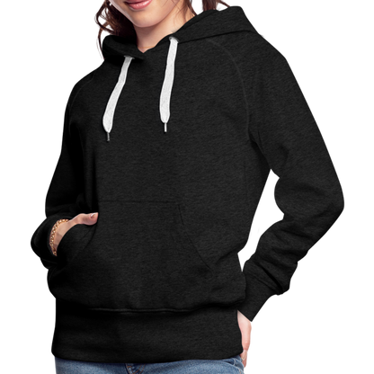 Women’s Customizable Premium Hoodie - charcoal grey