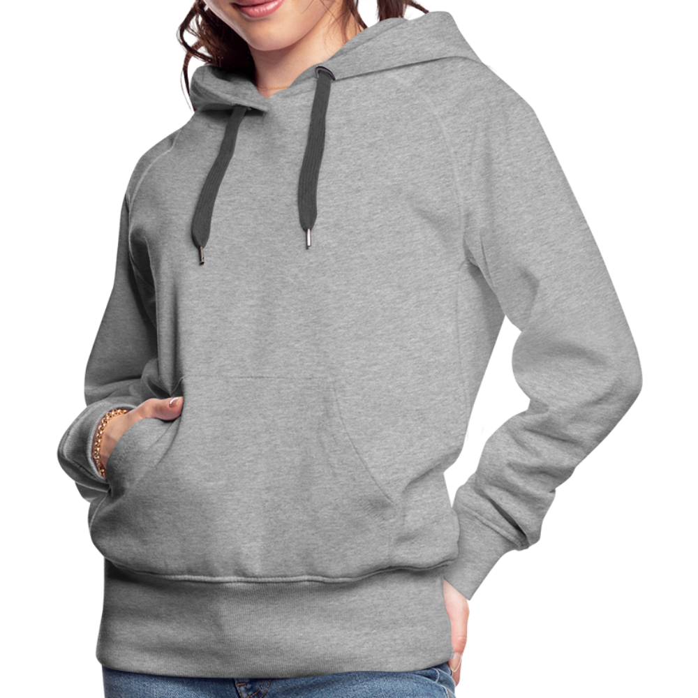 Women’s Customizable Premium Hoodie - heather grey