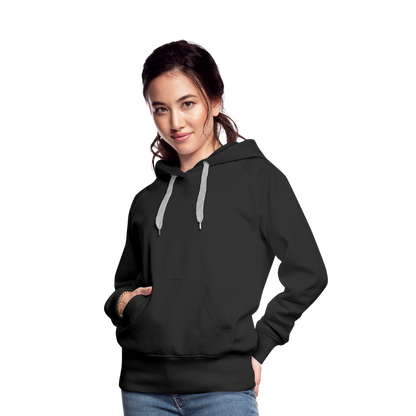 Women’s Customizable Premium Hoodie - black