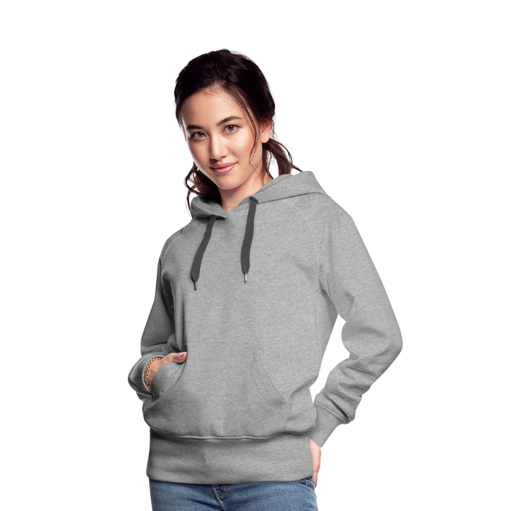 Women’s Customizable Premium Hoodie - heather grey