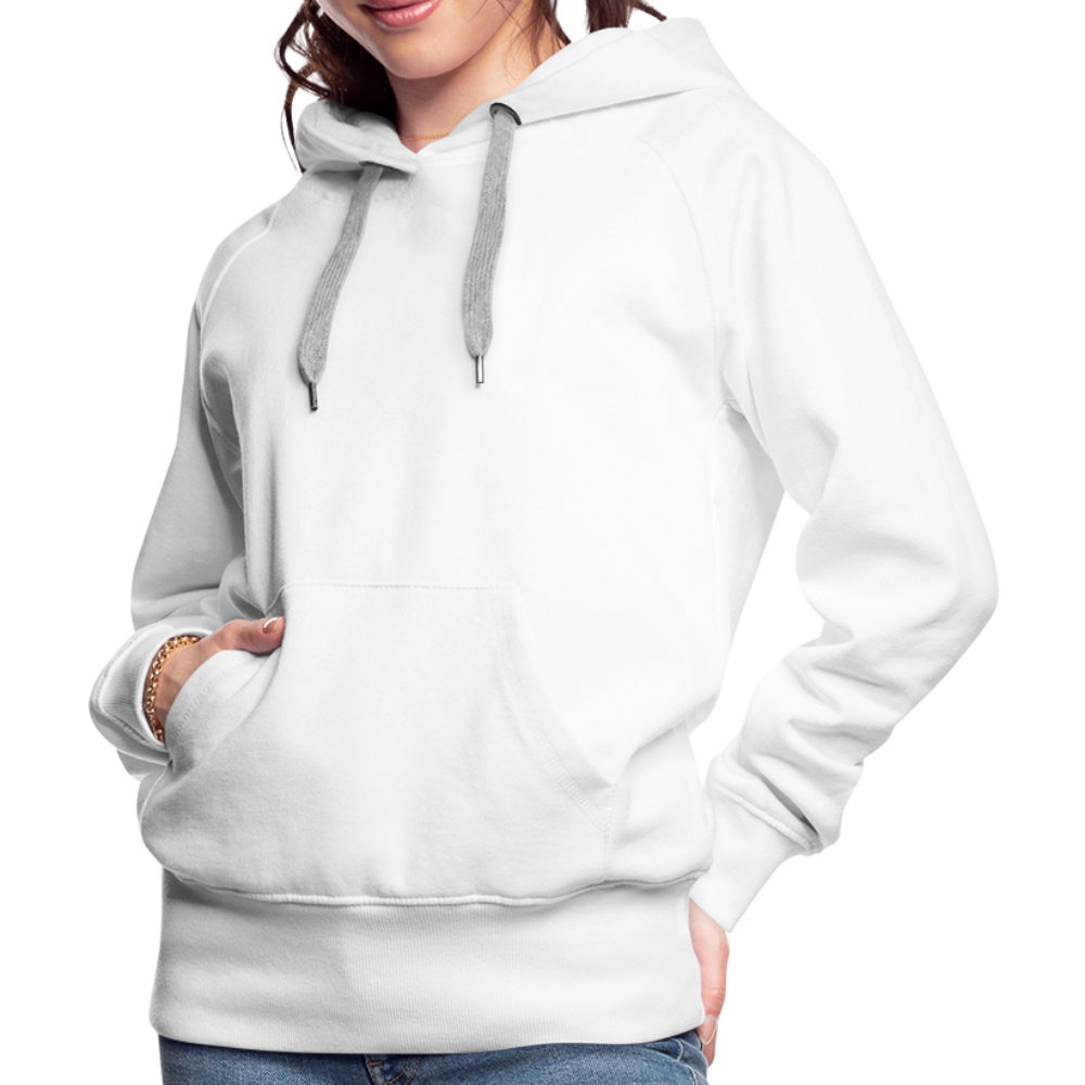 Women’s Customizable Premium Hoodie - white