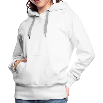 Women’s Customizable Premium Hoodie - white