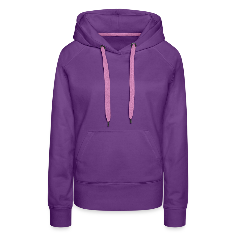 Women’s Customizable Premium Hoodie - purple 