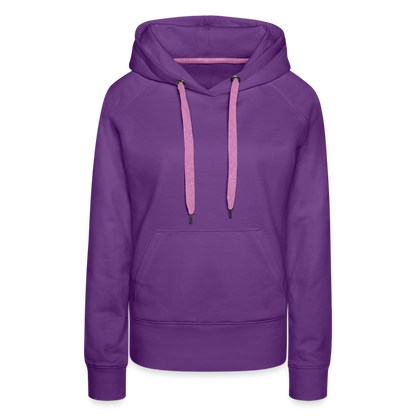 Women’s Customizable Premium Hoodie - purple 