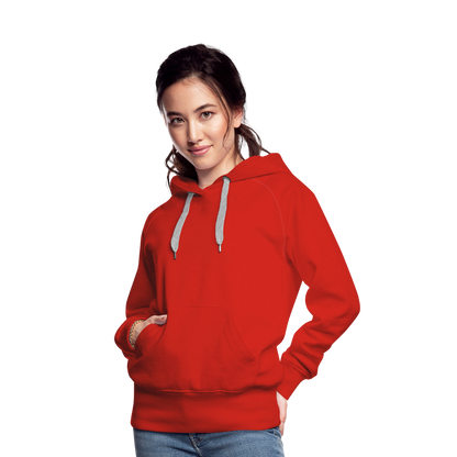 Women’s Customizable Premium Hoodie - red