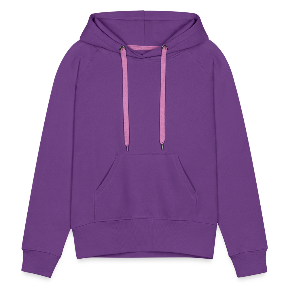 Women’s Customizable Premium Hoodie - purple 