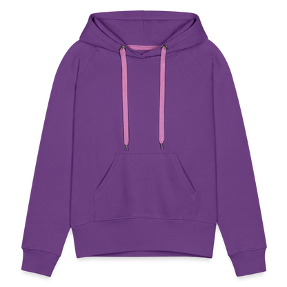 Women’s Customizable Premium Hoodie - purple 