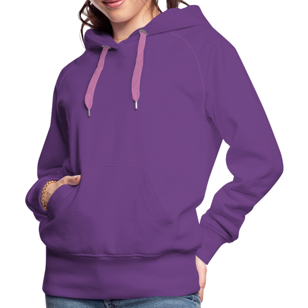 Women’s Customizable Premium Hoodie - purple 