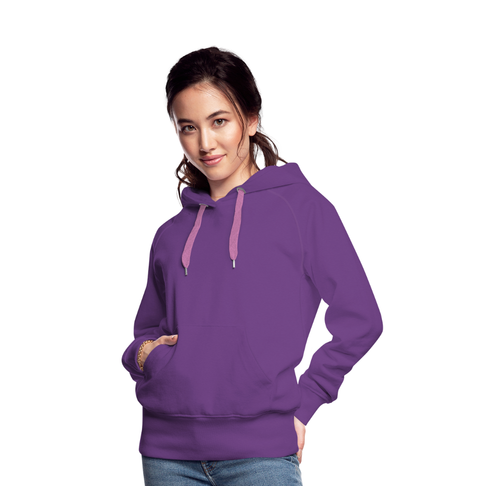 Women’s Customizable Premium Hoodie - purple 