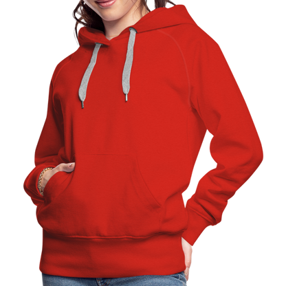 Women’s Customizable Premium Hoodie - red