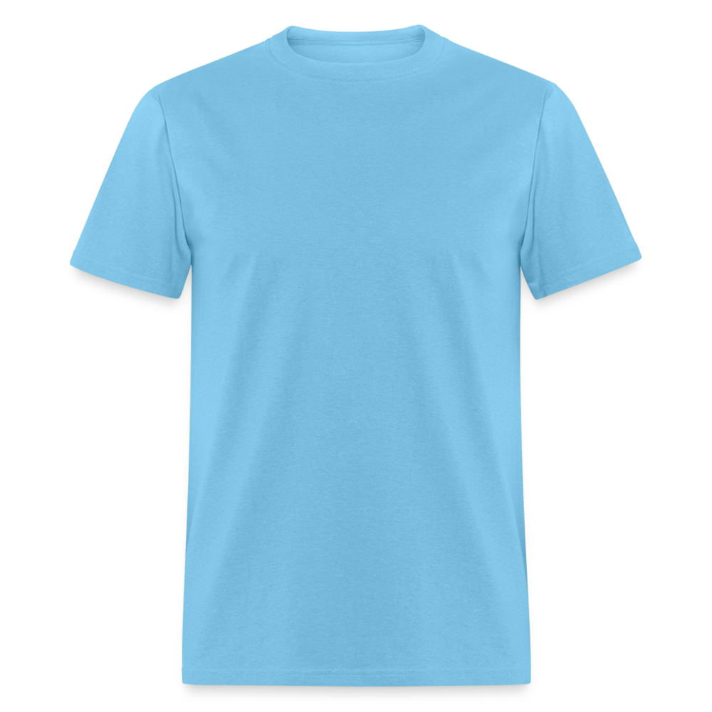 Customizable Tee - aquatic blue