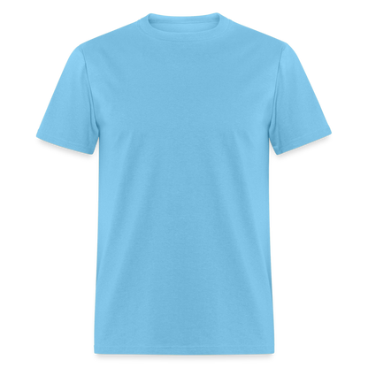 Customizable Tee - aquatic blue