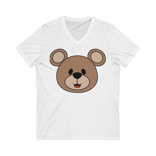 Bear Jersey Short Sleeve V-Neck Tee