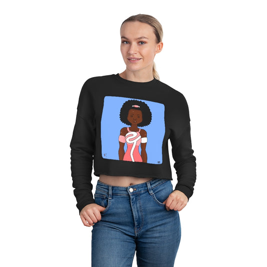 S Poem Women's Cropped Sweatshirt