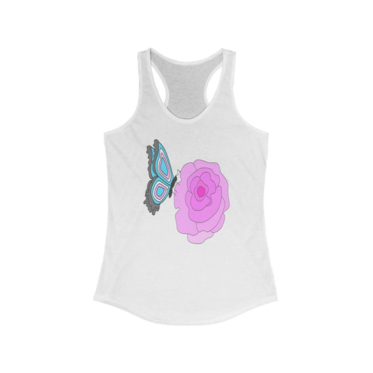 Pink Flowers Women's Ideal Racerback Tank Pink Flower