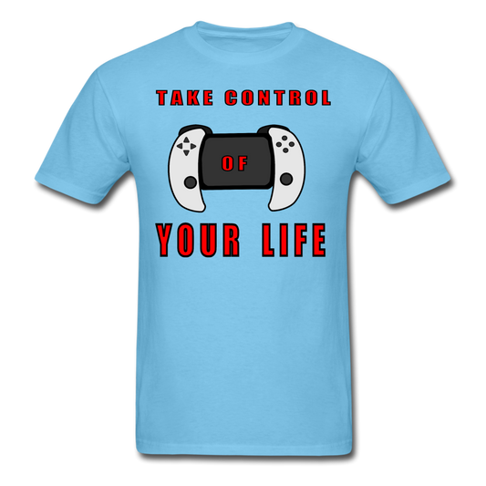 Take Control Unisex Classic T-Shirt - aquatic blue