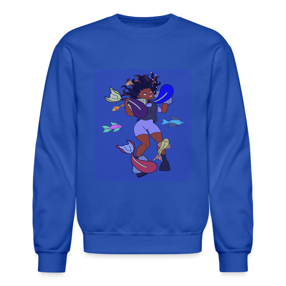 JSwim Crewneck Sweatshirt - royal blue