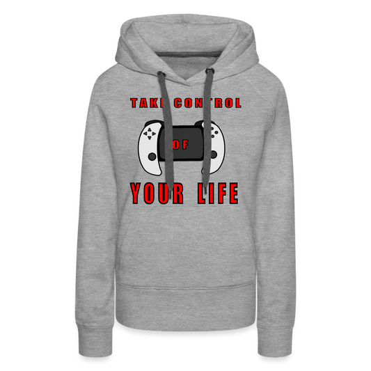 Take Control Women’s Hoodie - heather grey