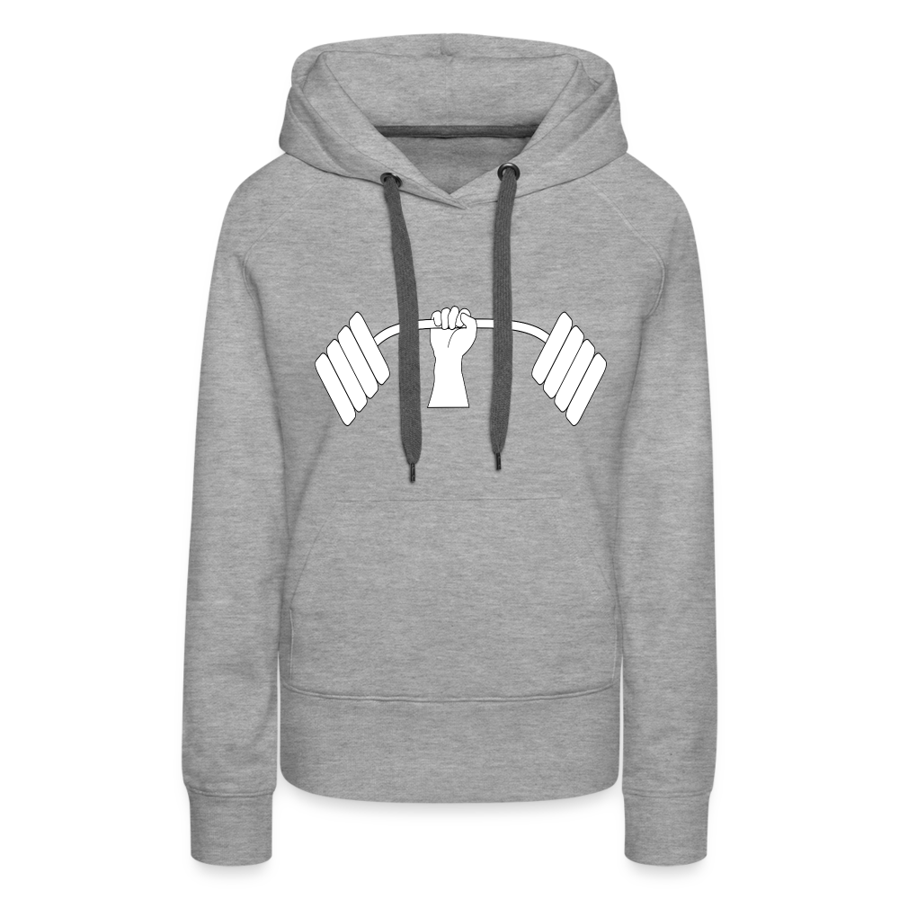 Weights Women’s Premium Hoodie - heather grey