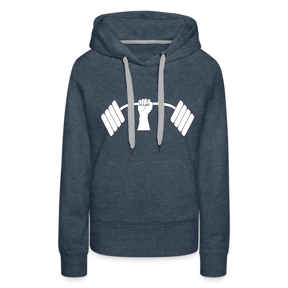 Weights Women’s Premium Hoodie - heather denim