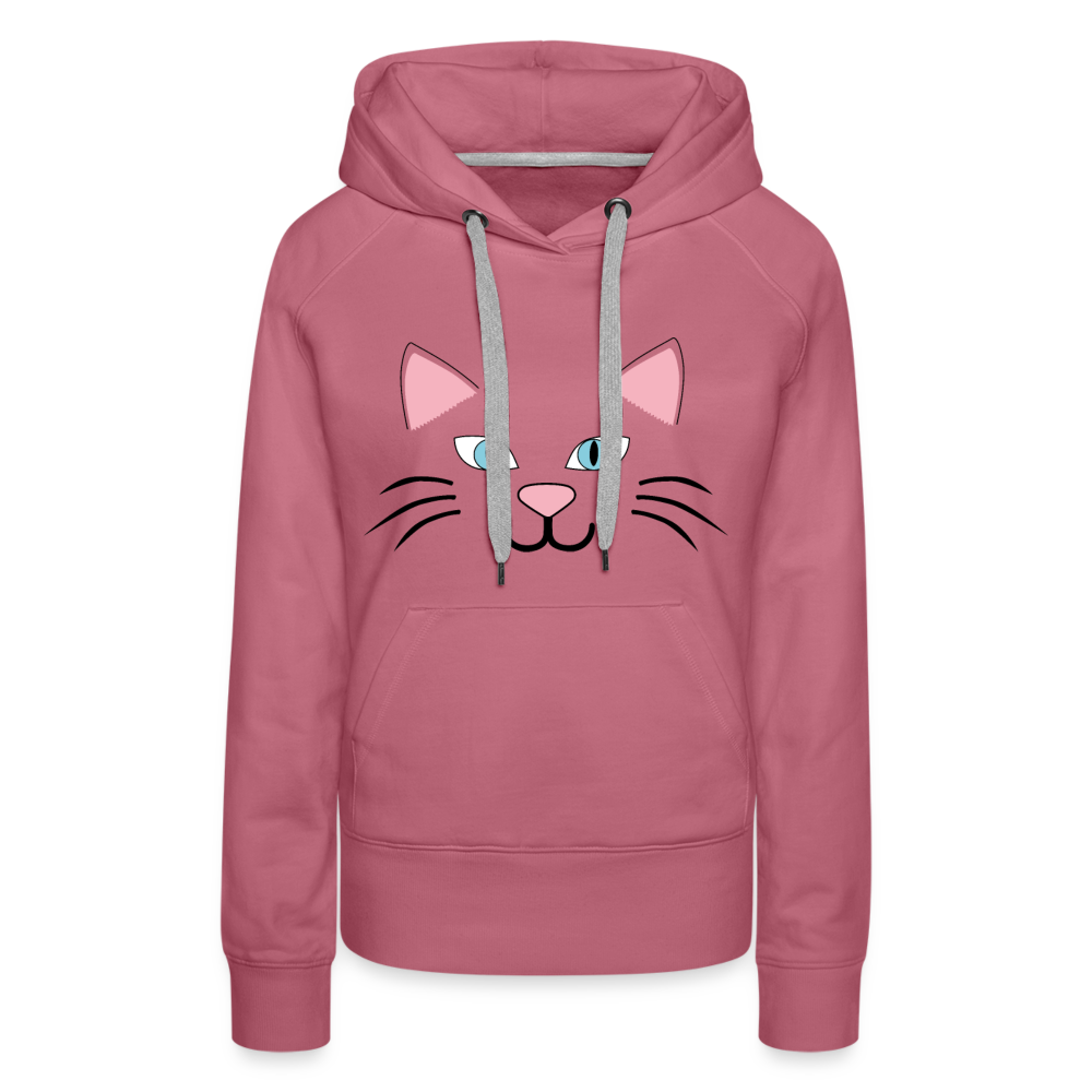 Catface Women’s Premium Hoodie - mauve