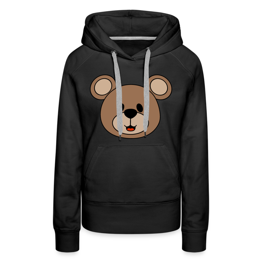 Bear Women’s Premium Hoodie - black