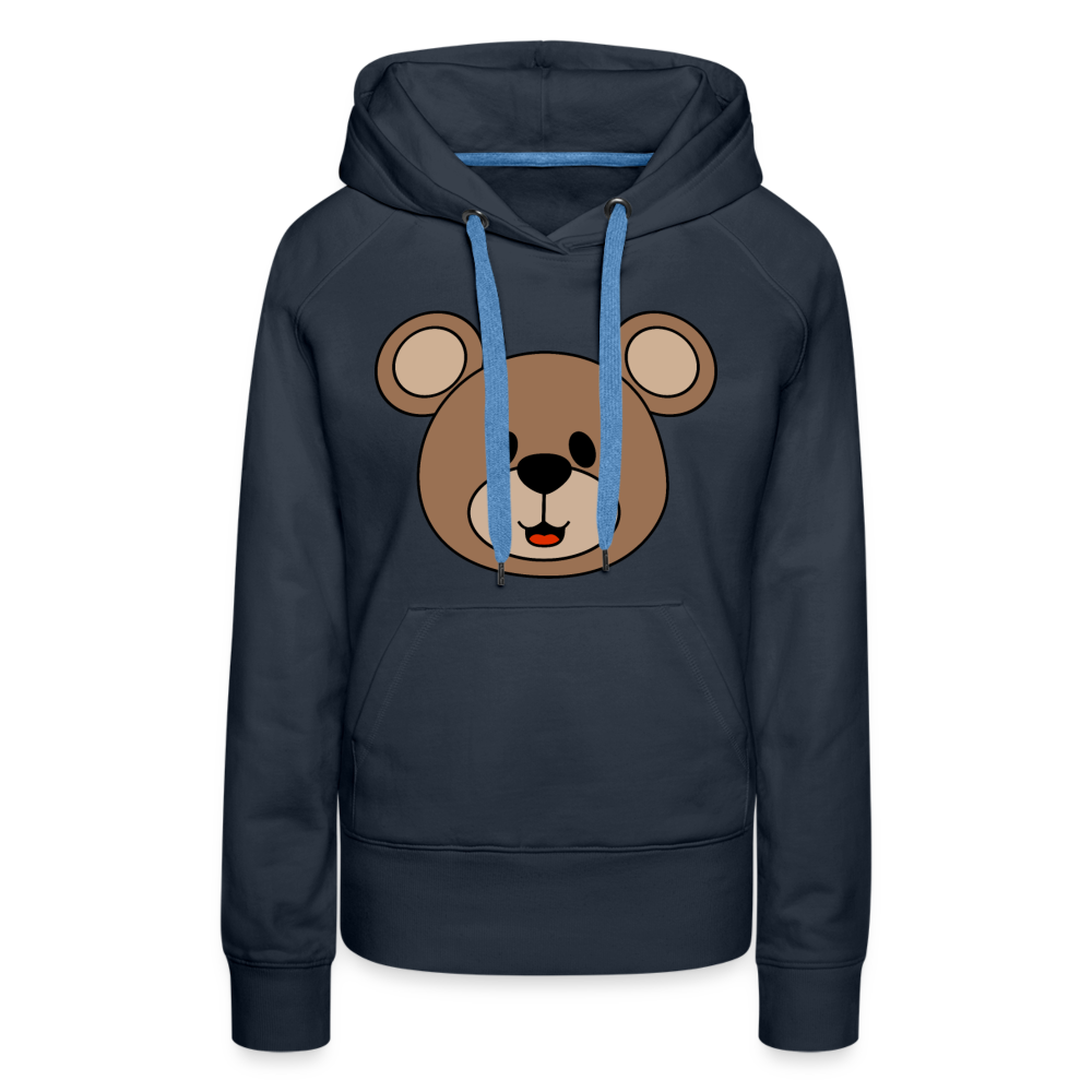 Bear Women’s Premium Hoodie - navy