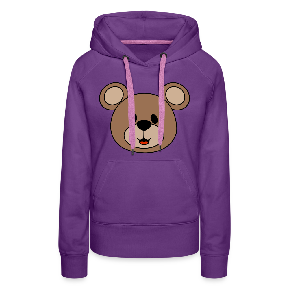 Bear Women’s Premium Hoodie - purple