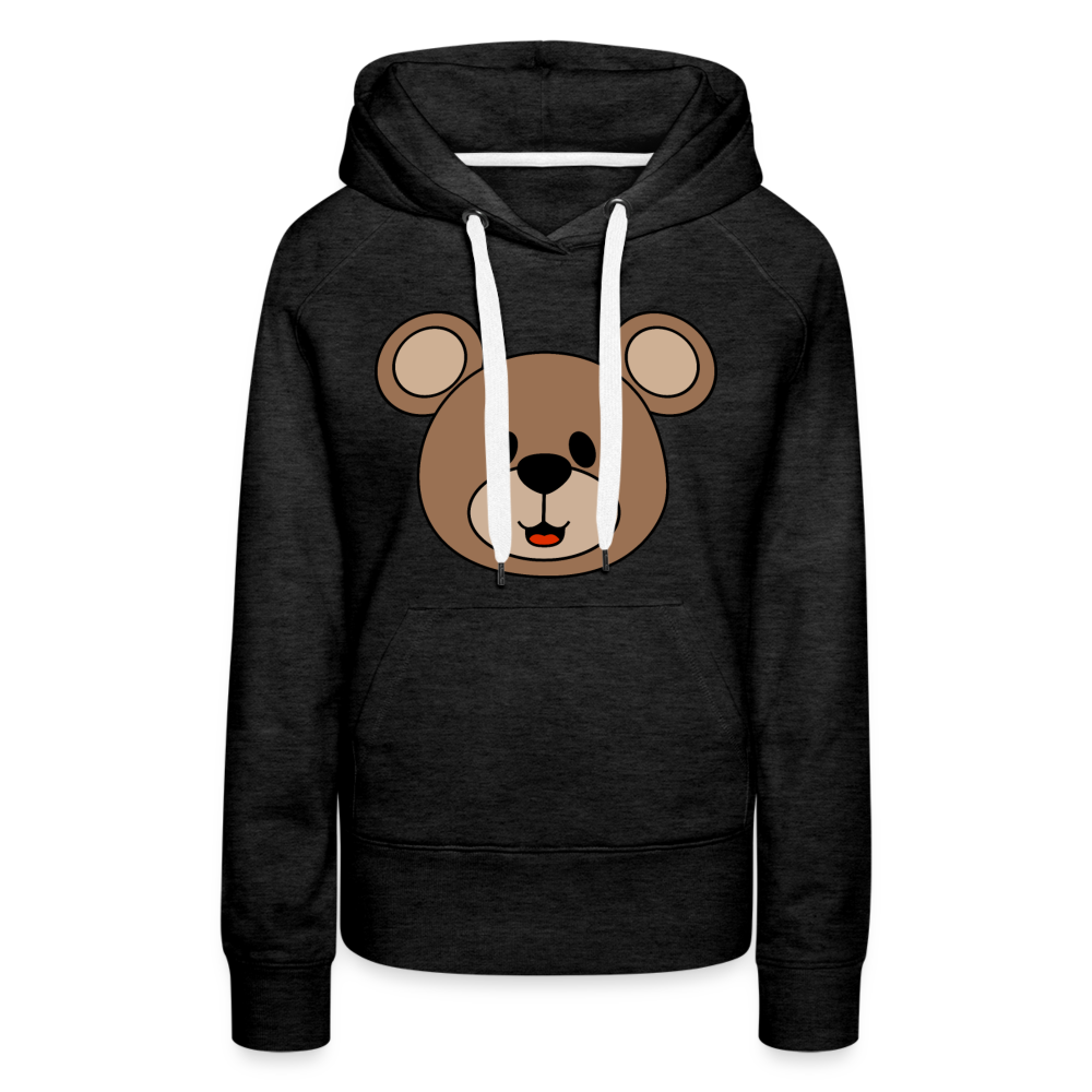 Bear Women’s Premium Hoodie - charcoal grey