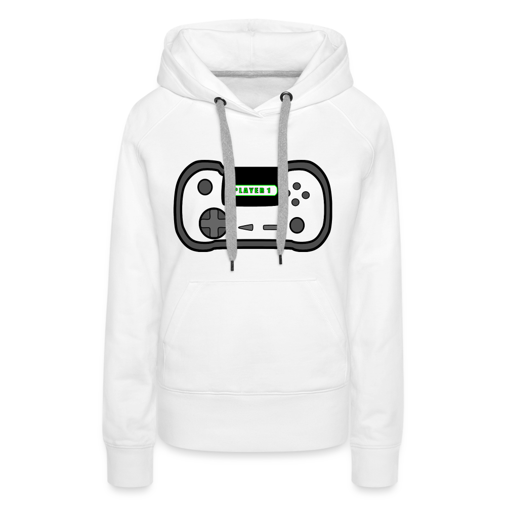 Controller Women’s Premium Hoodie - white